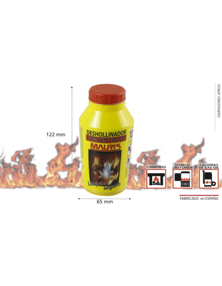 DESHOLLINADOR CONCENTRADO MAURIS BOTE 250  grs