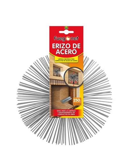 DESHOLLINADOR FUEGONET ERIZO  ACERO   Ø250 mm