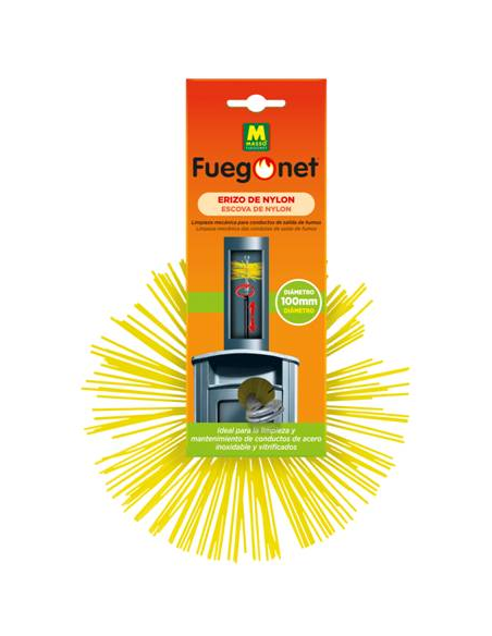 Fuegonet Deshollinador Erizo de Nylon Ø 100 mm