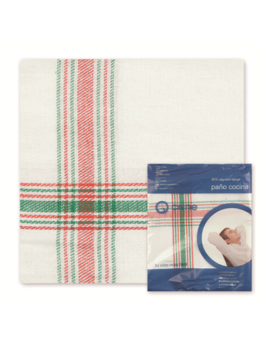 PAÑO CISNE VAJILLA SARGA BLANCO 60 x 55