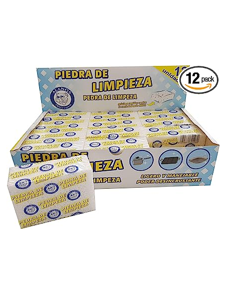 PIEDRA PÓMEZ DE LIMPIEZAINDICADO PARA LA LIMPIEZA Y DESINCRUSTAR         SUCIEDAD DIFÍCIL DE PLANCHASCOCINASMETALESBARBACOA