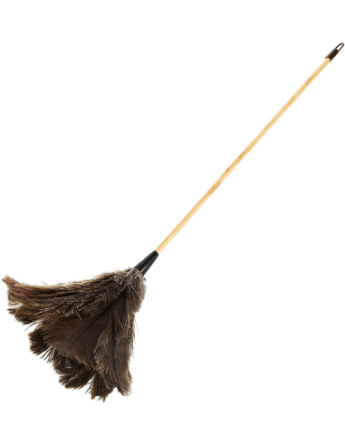 PLUMERO AVESTRUZ 1ª CALIDAD Nº 4-B VARILLA 60 cm