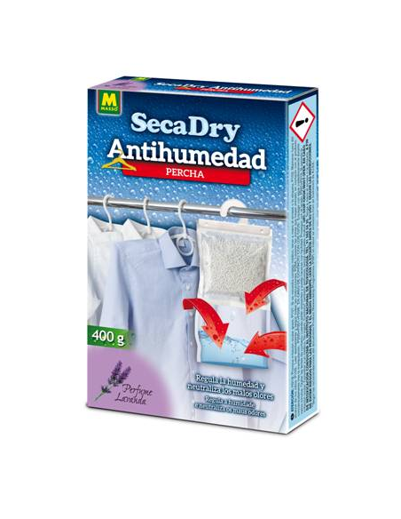 Secadry Deshumidificador Percha Antihumedad Lavanda 400 g