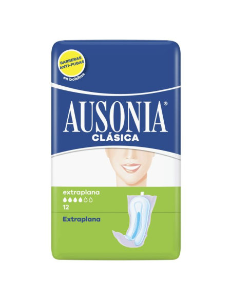 COMPRESAS AUSONIA EXTRAPLANA NORMAL 12 uds