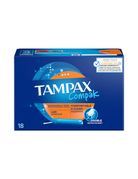TAMPON TAMPAX COMPAK SUPER PLUS 16 uds