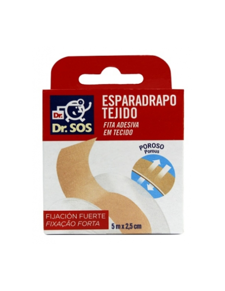 ESPARARADRAPO DR SOS  5 x 2,5 TEJIDO