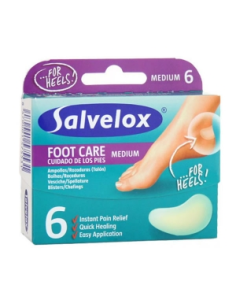 Salvelox Foot Care Apósitos Hidrocoloides Talones Medium 6 uds