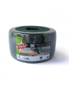 Scotch-Brite Estropajo Fibra Verde 96 Rollo Precortado 134 mm x 6 m