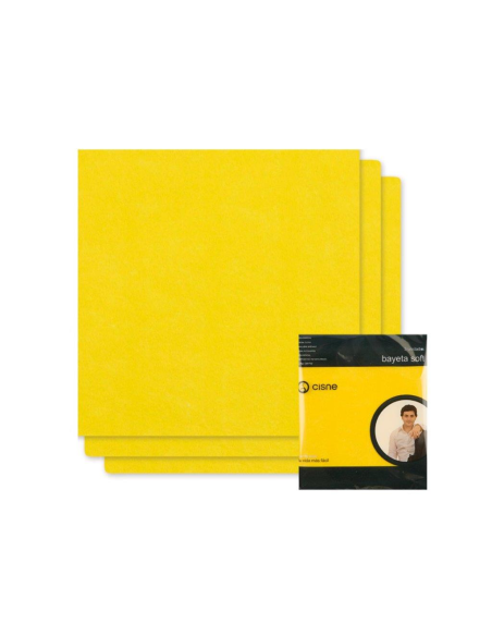 BAYETA CISNE AMARILLA LOTE 3 UNIDADES