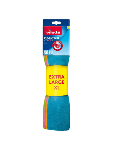 Vileda Bayeta Microfibra Colors XL Pack 4 uds