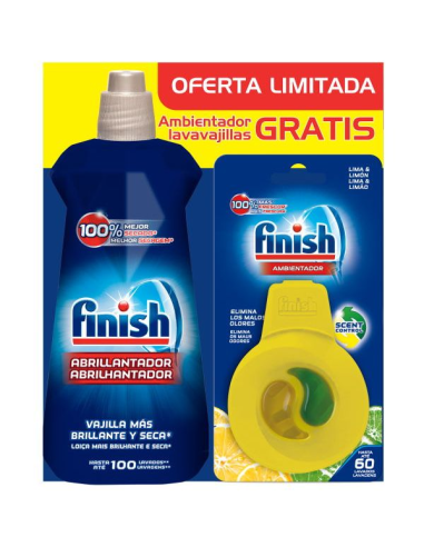 Finish Abrillantador Lavavajillas 500 ml +...