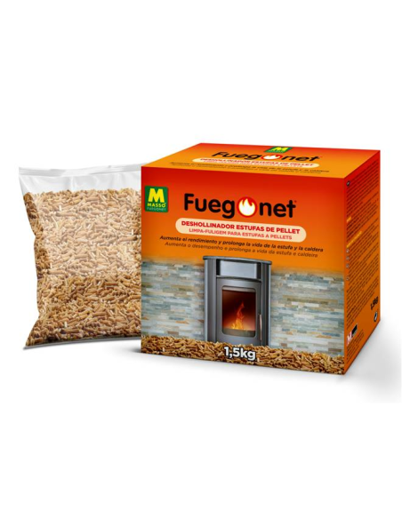 Fuegonet Deshollinador para Estufas de Pellet 1,5 kg