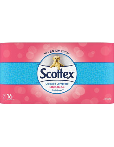 PAPEL HIGIENICO SCOTTEX PAQUETE  12 ROLLOS