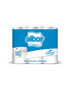 Colhogar Papel Higiénico Albor 2 Capas 12 Rollos