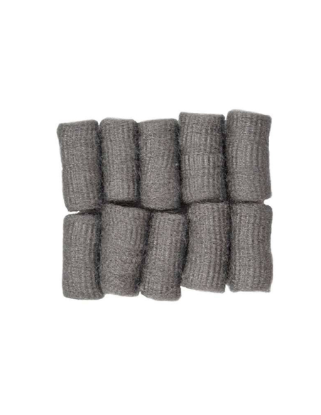 Akron Lana de Acero Lanil Rollitos Fontanero N.00 Bolsa 10 uds