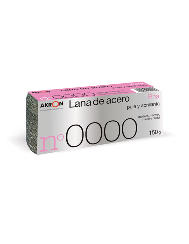 Bobina de Lana de Acero 150 g, grano fino 0000