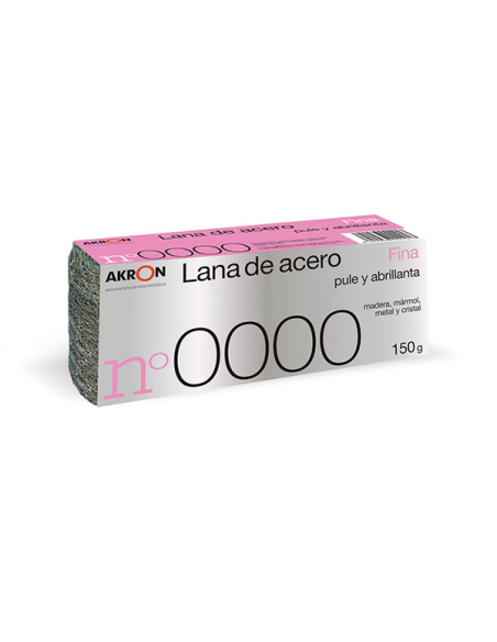 Bobina de Lana de Acero 150 g, grano fino 0000