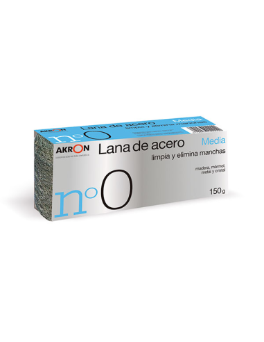 Bobina de Lana de Acero 150 g, grano medio 0