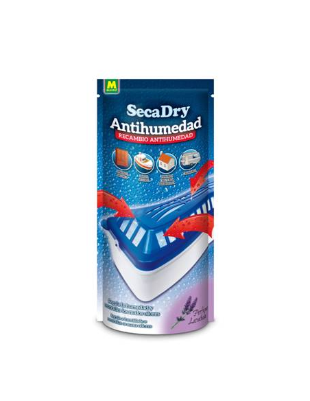 Secadry Deshumidificador Recambio Granulado Lavanda 500 g