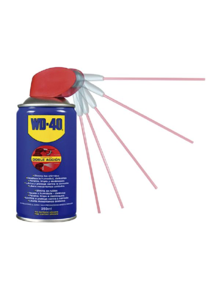 WD-40 Aceite Lubricante Multiusos Doble Acción Spray 250+40 ml