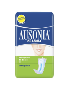 COMPRESAS AUSONIA EXTRAPLANA NORMAL 12 uds 2