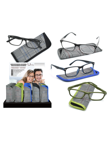 Umay Gafas de Lectura Unisex Super Resistente...