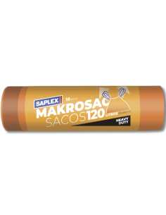 BOLSA BASURA SAPLEX 87x105 PAQUETE  10 uds ESCOMBRO