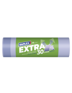 BOLSA BASURA SAPLEX 56 x 62 PAQUETE  15 uds EXTRA