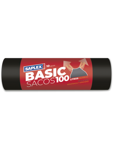 SACO BASU. SAPLEX 82X105 PQT. 10 BÁSICO