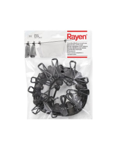 CUERDA TENDAL ELASTICA CON PINZAS 2-4 m