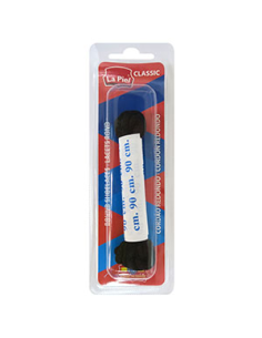 CORDON CALZADO LA PIEL BLISTER 90 cm NEGRO