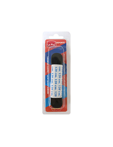 La Piel Cordón Calzado 120 cm Negro