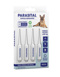 PIPETAS PARASITAL PERROS GRANDES 4 UNIDADES