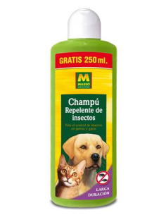 Masso Champú Mascotas Repelente de Insectos 1 L