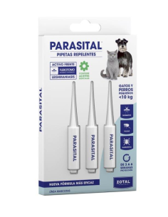 PIPETAS PARASITAL PERROS PEQUEÑOS Y GATOS 3 UNIDADES