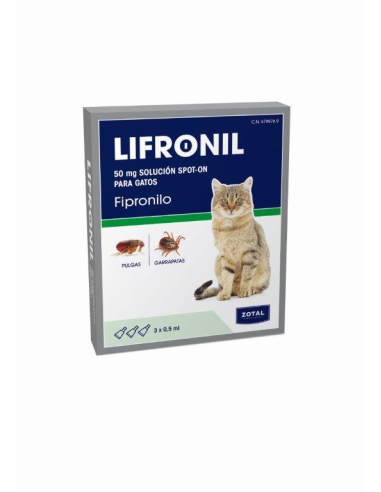 PIPETAS LIFRONIL GATOS 3 x 50 ml