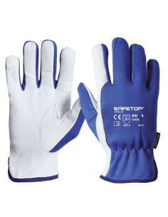 GUANTES SAFE TOP NYLON PIEL 111 TALLA 10