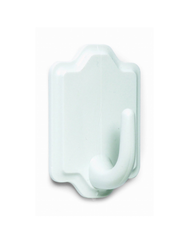 COLGADOR ADHESIVO 5018 BLISTER 2 uds  BLANCO