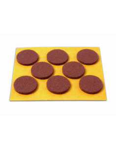 FIELTRO ADHESIVO 7071 BLISTER  08 MARRON REDONDO
