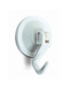 COLGADOR VENTOSA 5052 BLISTER 2 uds MEDIANA BLANCO