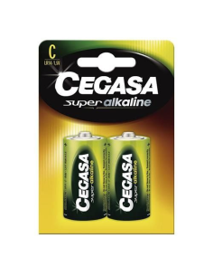 BLISTER DE BATERIA ALCALINA CEGASA 2 UNIDADES LR14