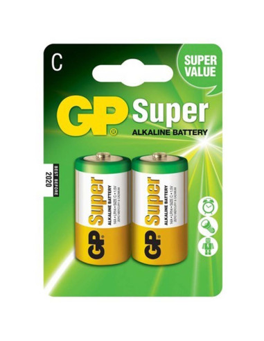 PILA ALCALINA GP BLISTER 2 LR14 C