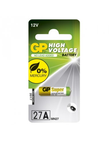 BATERIA ALCAL. GP BLIS. 1 027 12V.