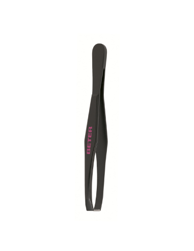 PINZA DEPILAR BETER BLISTER NEGRA RECTA REF.34003