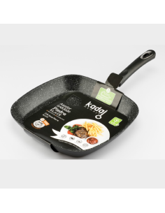 GRELHADOR DE PEDRA PRETA ONDULADA 20244