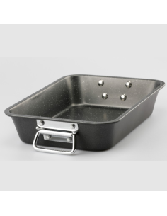 BANDEJA HORNO PIEDRA BLACK 40 x 28 x 7