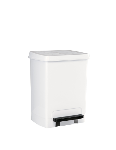CUBO BASURA CLASSIC DENOX 26 L PEDAL BLANCO