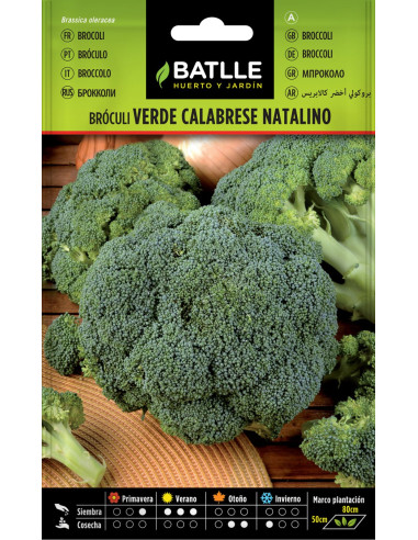 Batlle Semillas Brócoli Verde Calabrese 10905