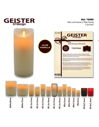 VELON LED EXTRA GRANDE MOVIMIENTO 76998