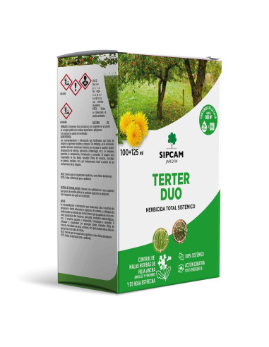 HERBICIDA TOTAL SISTEMICO TERTER DUO 125 ml +...